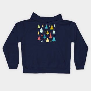 Christmas tree pattern Kids Hoodie